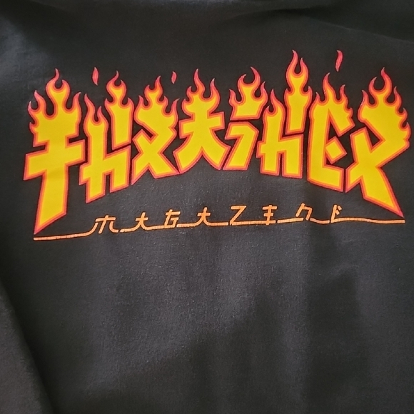 Men's Thrasher Magazine Black Hoodie Adult Size XL - Picture 2 of 6